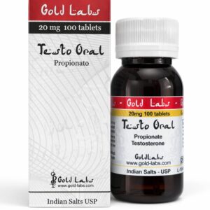 Testonerona Oral  100cps/20mg - Gold Labs